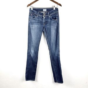 HUDSON | Faded Low-Rise Straight Leg Denim Jeans 👖